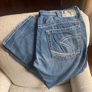 Men’s Silver bootcut jeans size 38x34.